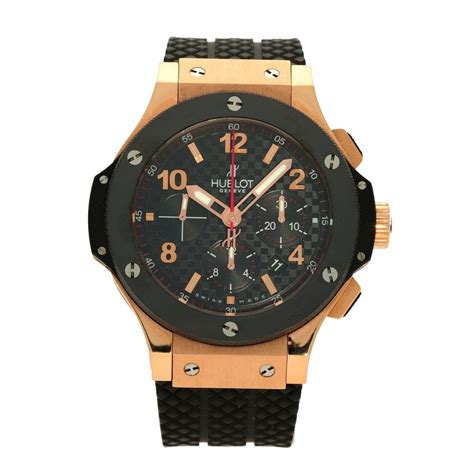 hublot big bang black rubber strap|More.